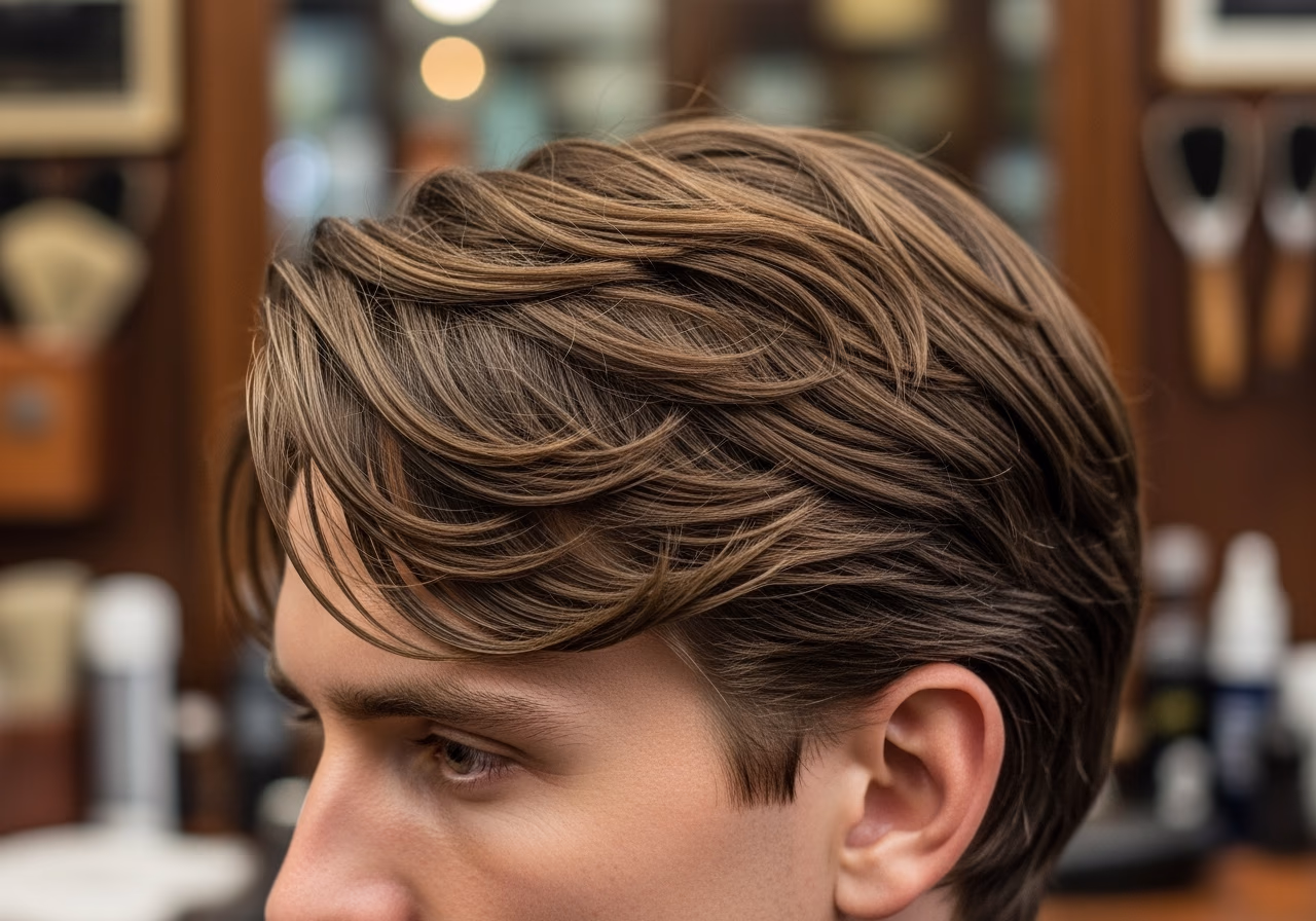 Wavy Layered Flow — for men with wavy hair in 2026