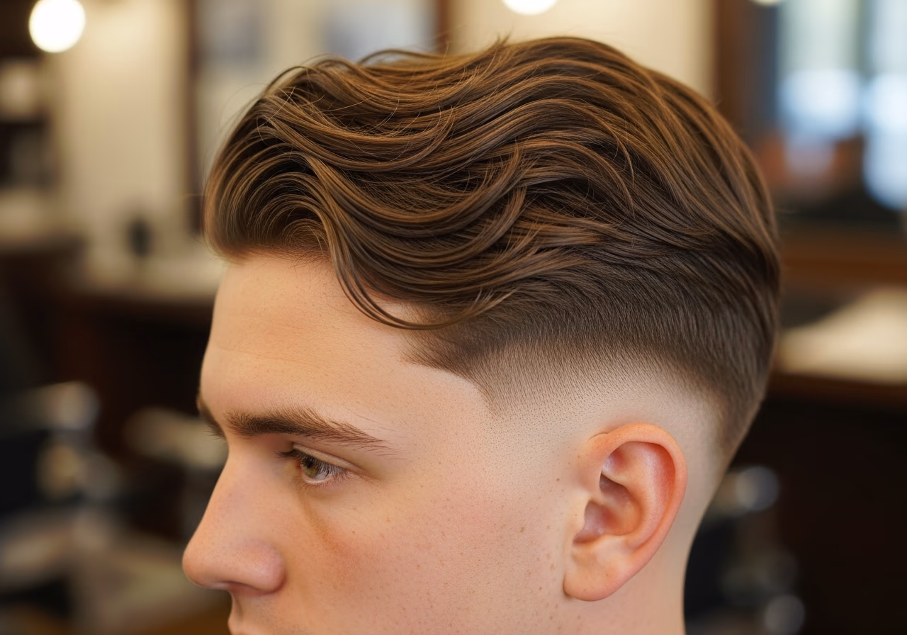 Wavy Textured Drop Fade — for men with wavy hair in 2026