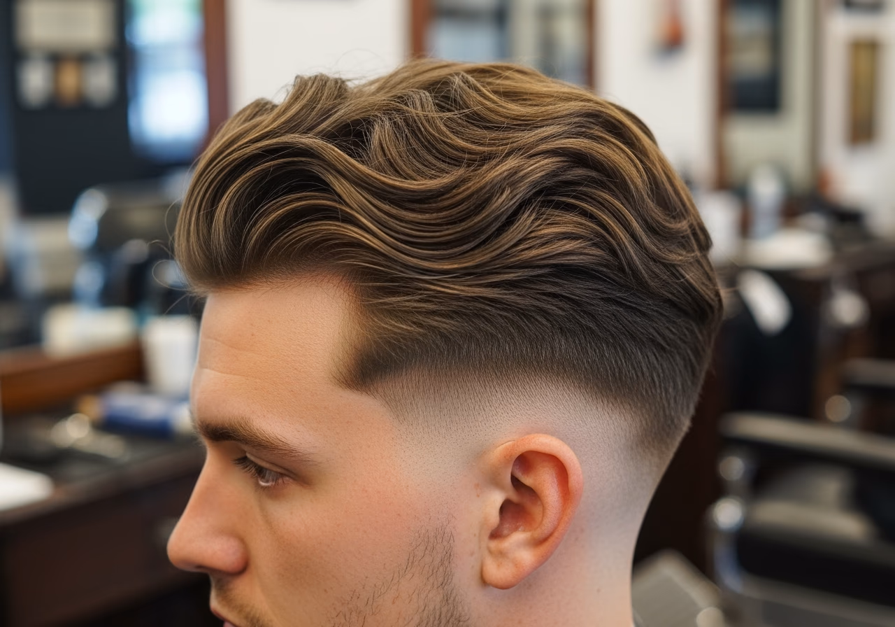Wavy Textured Two Block — for men with wavy hair in 2026