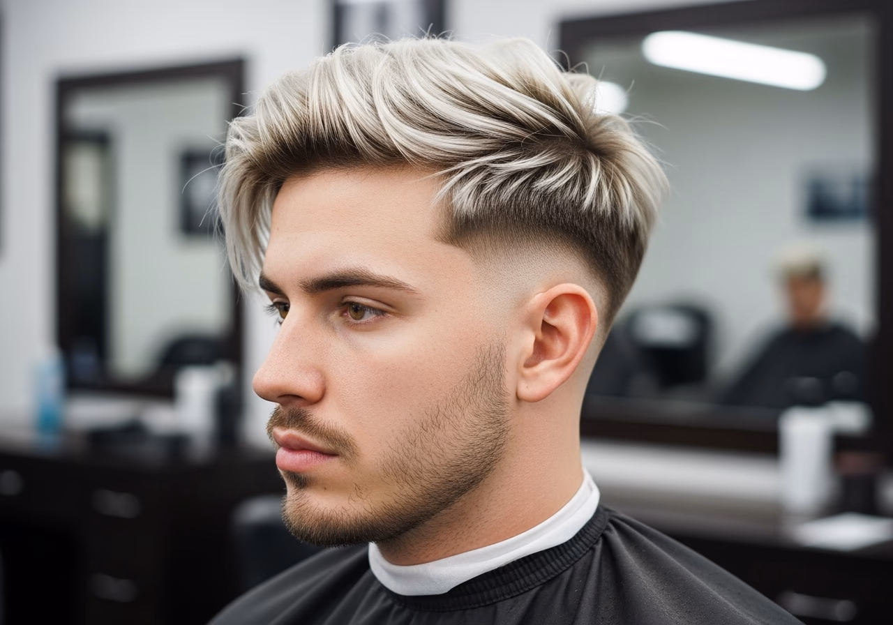 Two Tone Wolf Cut — wolf cut for men in 2026