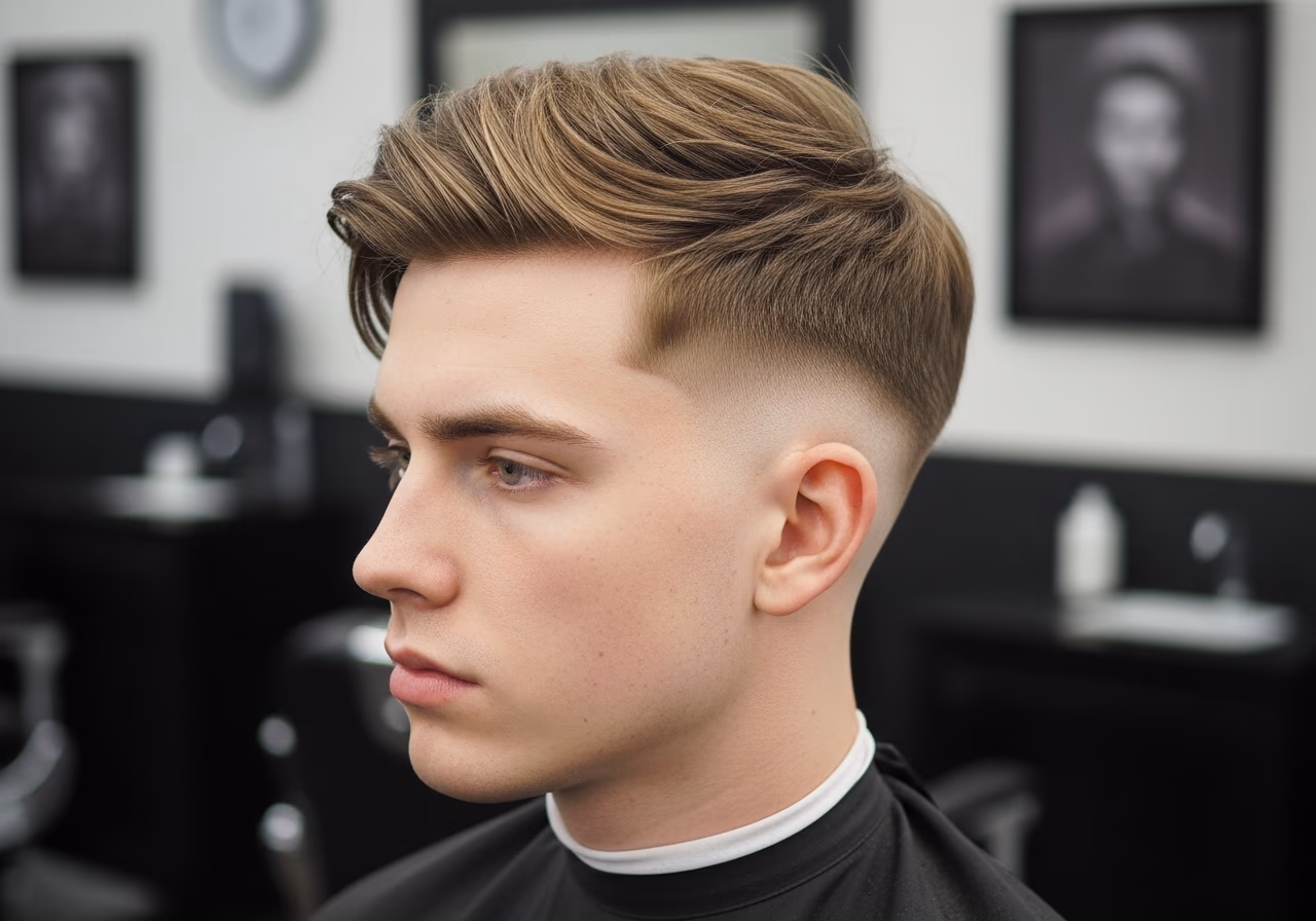 Wolf Cut High Fade — wolf cut for men in 2026