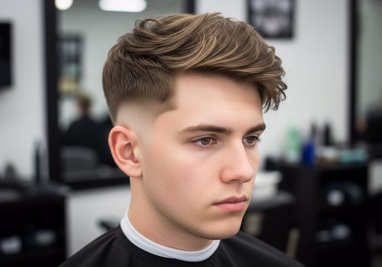Wolf Cut Low Fade — wolf cut for men in 2026
