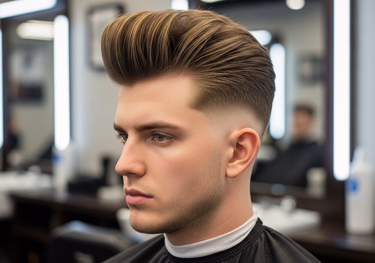 Wolf Cut Pompadour — wolf cut for men in 2026