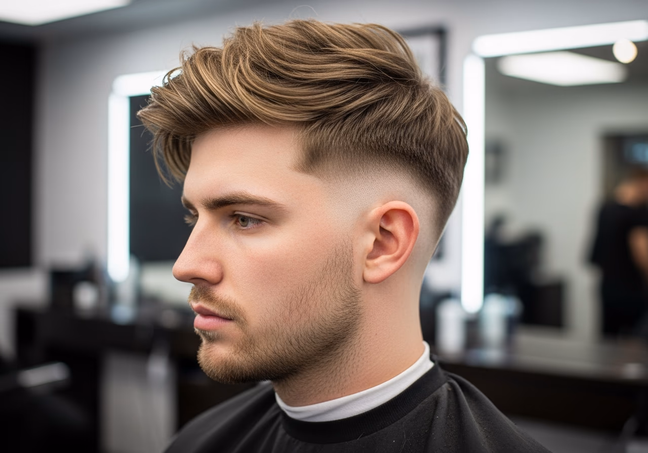 Wolf Cut Skin Fade — wolf cut for men in 2026