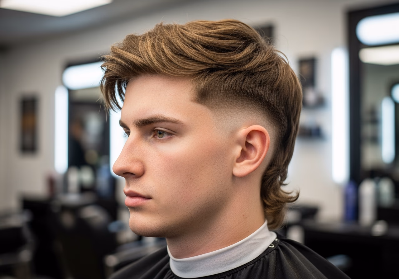 Wolf Mullet Hybrid — wolf cut for men in 2026