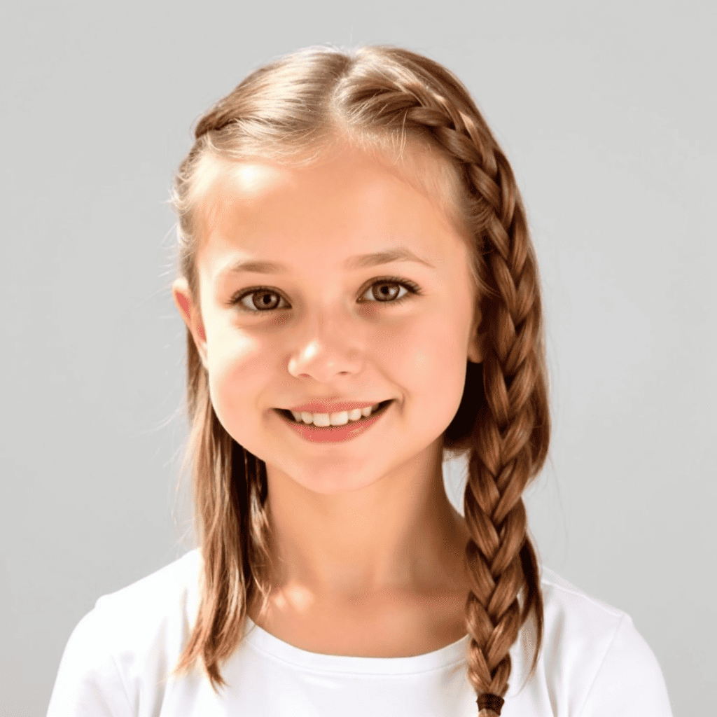 3-Strand Braid Hairstyle For School Back to School Hairstyles