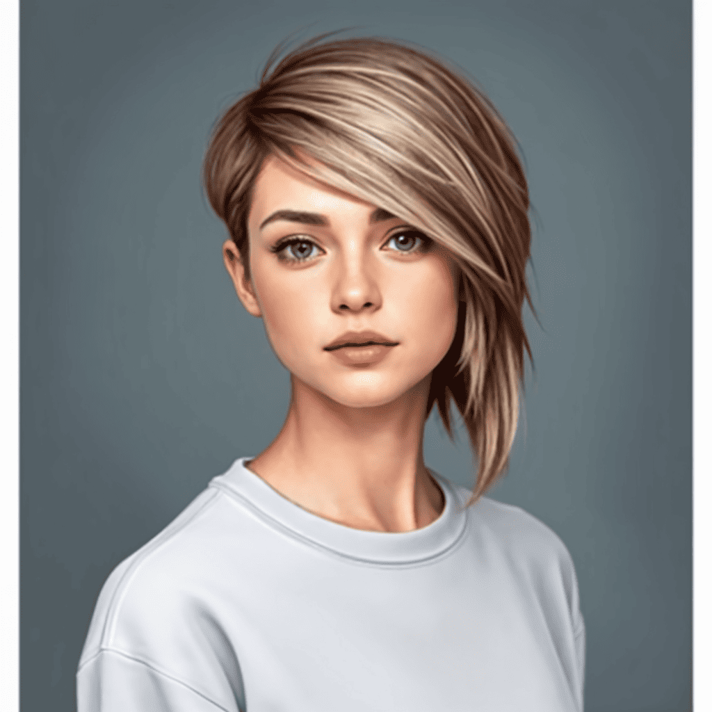 Asymmetrical Shaggy Cut Asymmetric Haircuts and Hairstyles for Girls