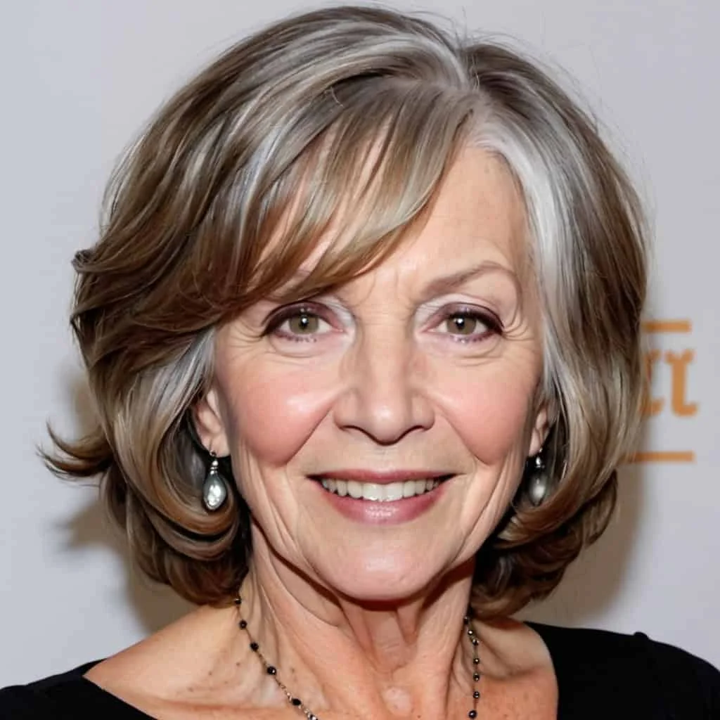 Bob with Loose Waves Hairstyles and Haircuts for Women Over 60