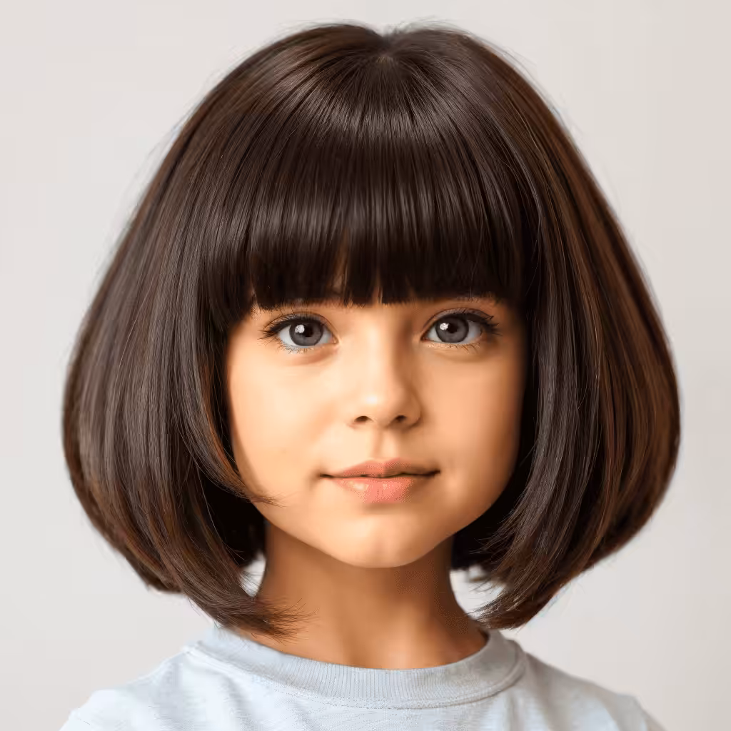 Bodacious Bob Blowout Cute girls' haircuts