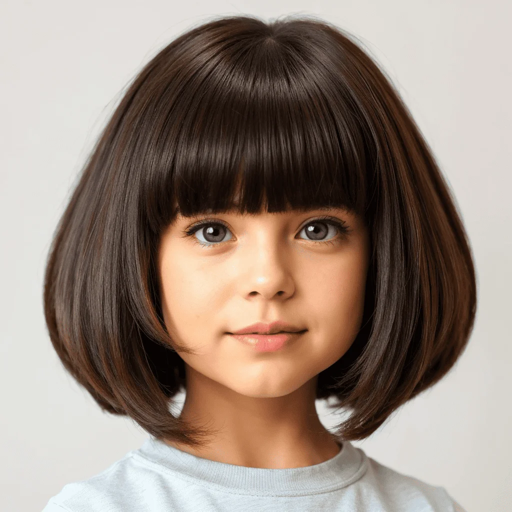 Bodacious Bob Blowout Cute girls' haircuts