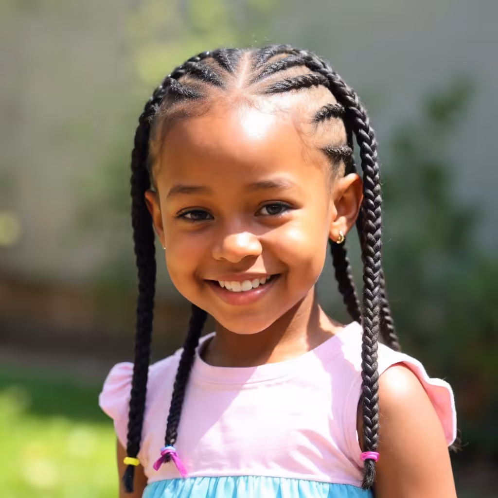Box Braids for Little Black Girls Hairstyles for Little Girls