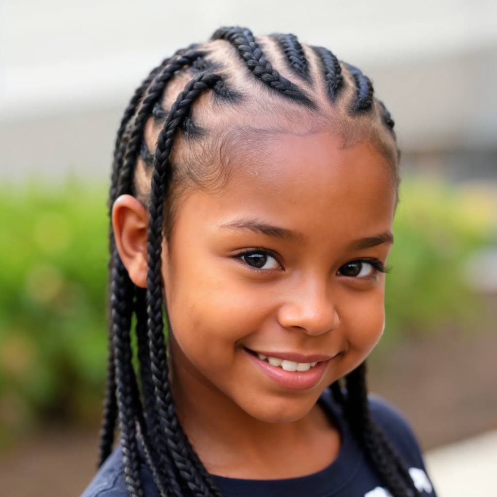 Corn Row Braids braids for kids