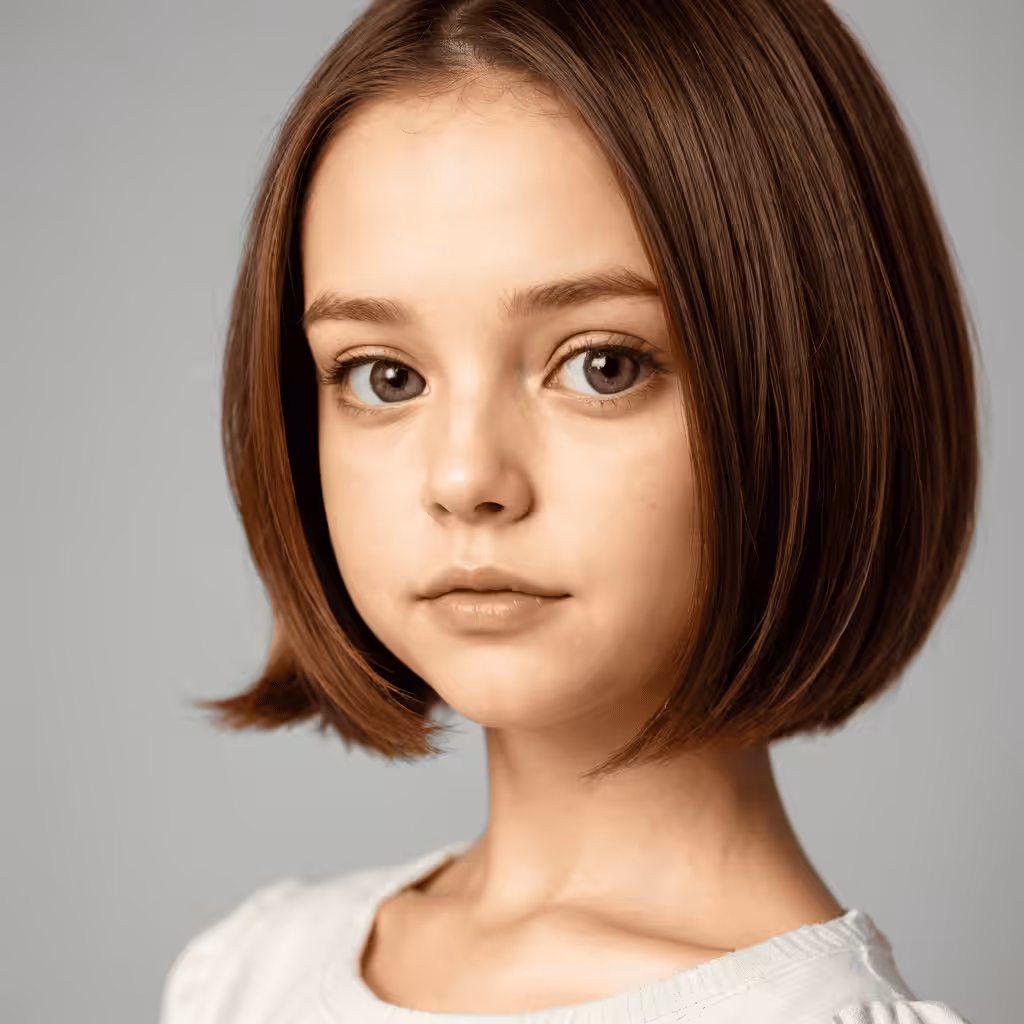 Cute Chestnut Cut Cute girls' haircuts