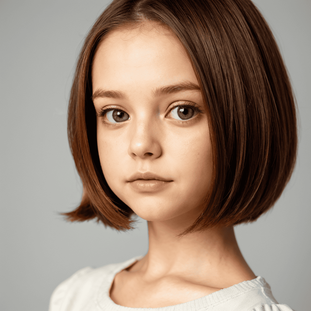 Cute Chestnut Cut Cute girls' haircuts