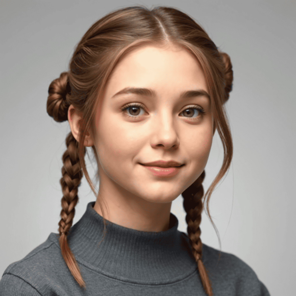 Cute Front Pigtails Emo hairstyles for girls