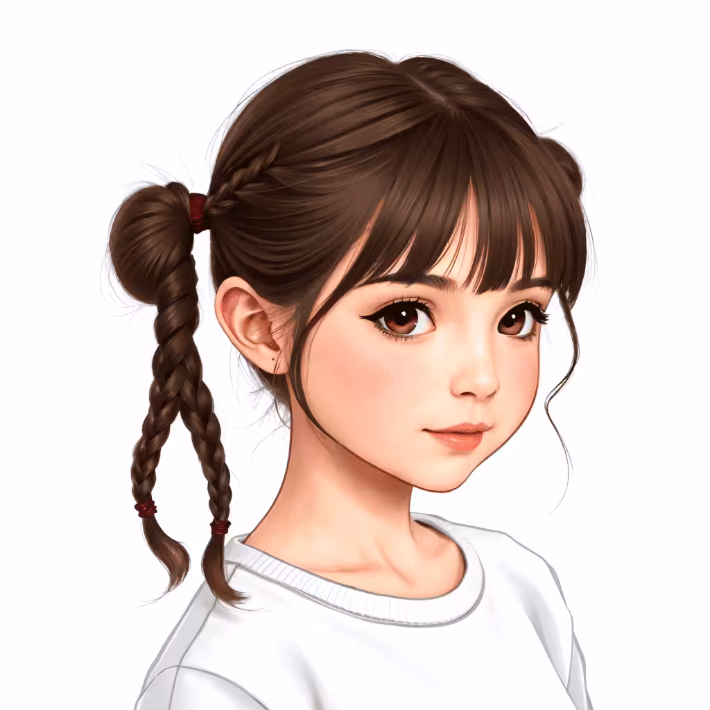 Double Twisted Ponytails School hairstyles