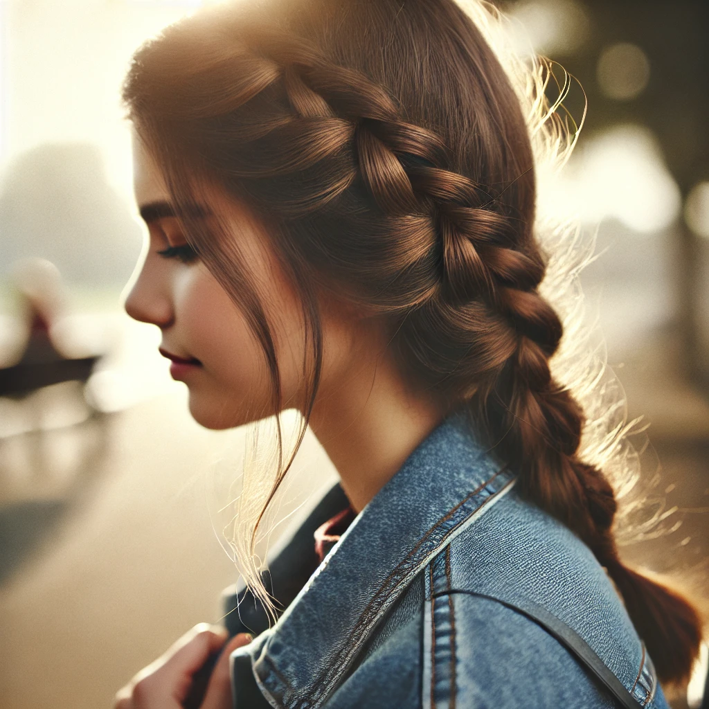 Draped French Braid Hairstyles and Haircuts for Teen Girls