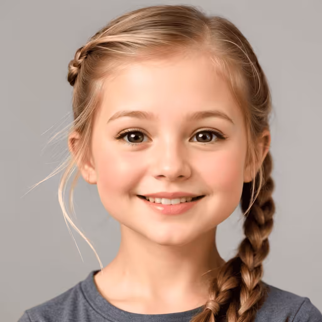 Easy Side Braid for Girls Short Hairstyles and Haircuts for Girls