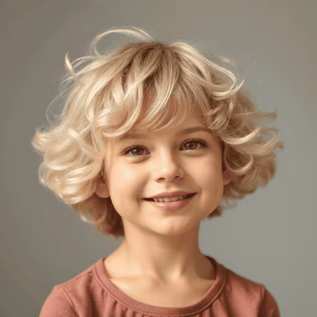 Fluffy Short Locks for Girls Short Hairstyles and Haircuts for Girls