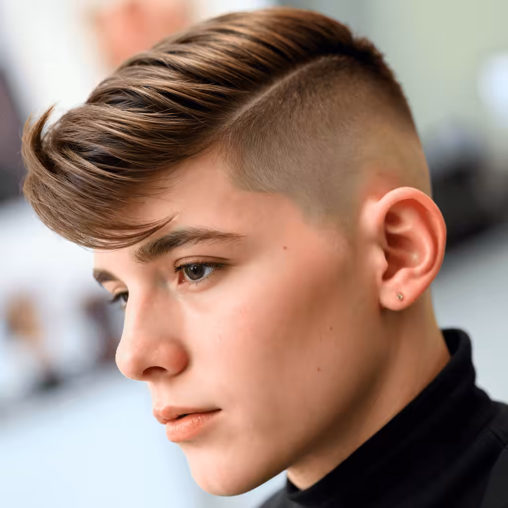 French Crop with High Fade haircut Celebrity Hairstyles and Haircuts For Teenage Boys