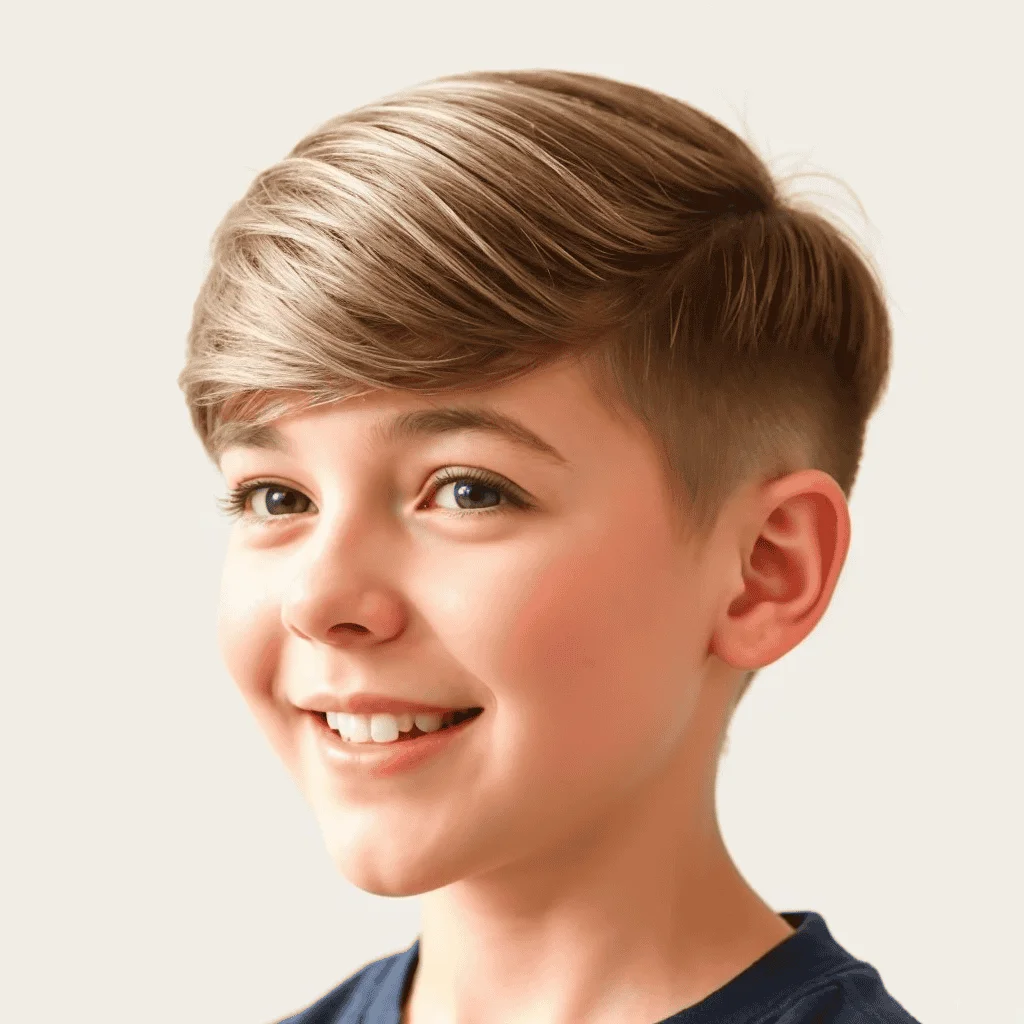 Hard Part Comb Over Baby boy haircuts