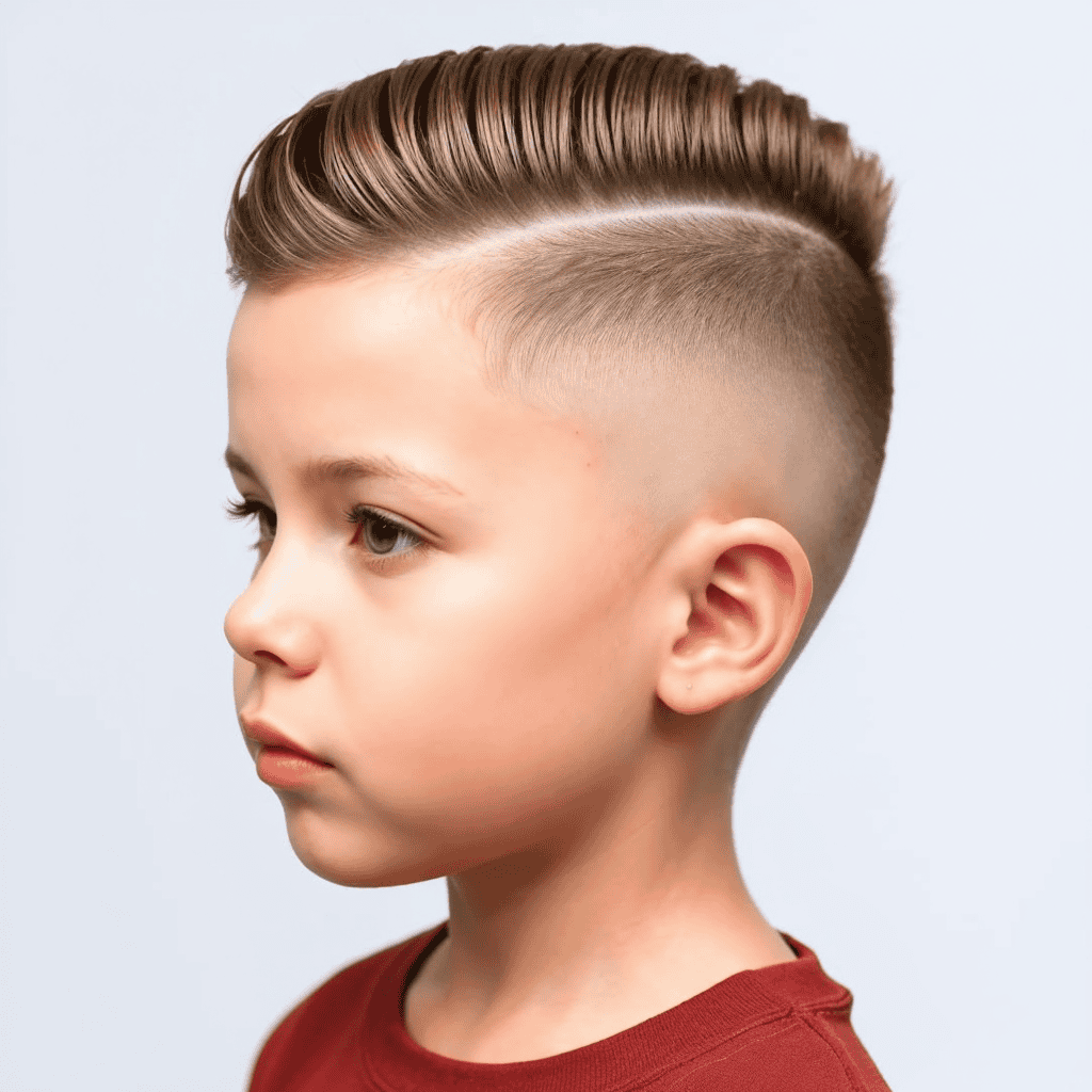 High Fade Comb Over Mohawk Kids Mohawk