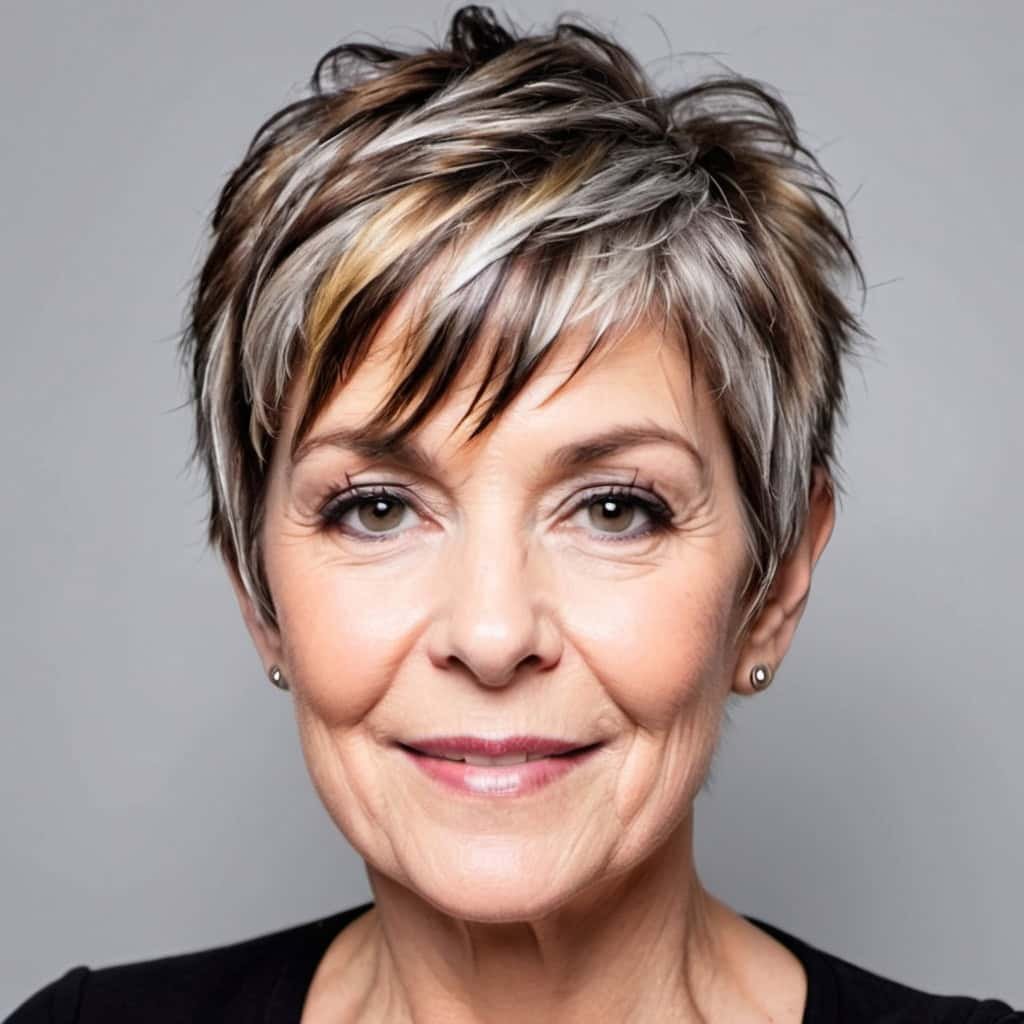 Highlighted Choppy Pixie Choppy pixie cuts