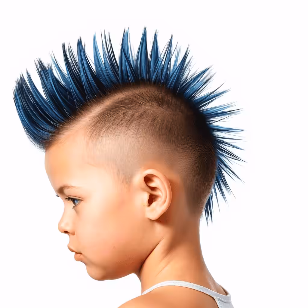 Long Punk Mohawk Kids Mohawk