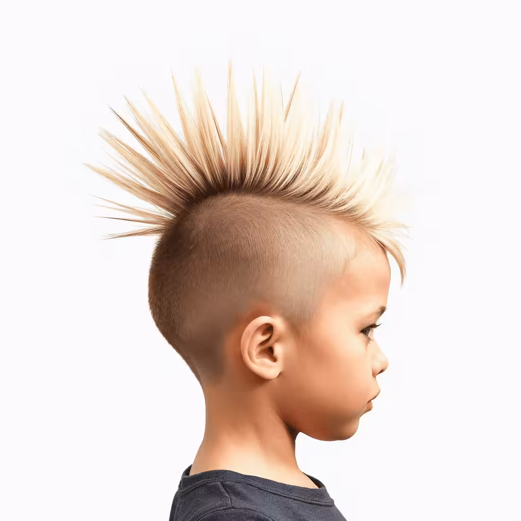 Long Spiky Mohawk Kids Mohawk