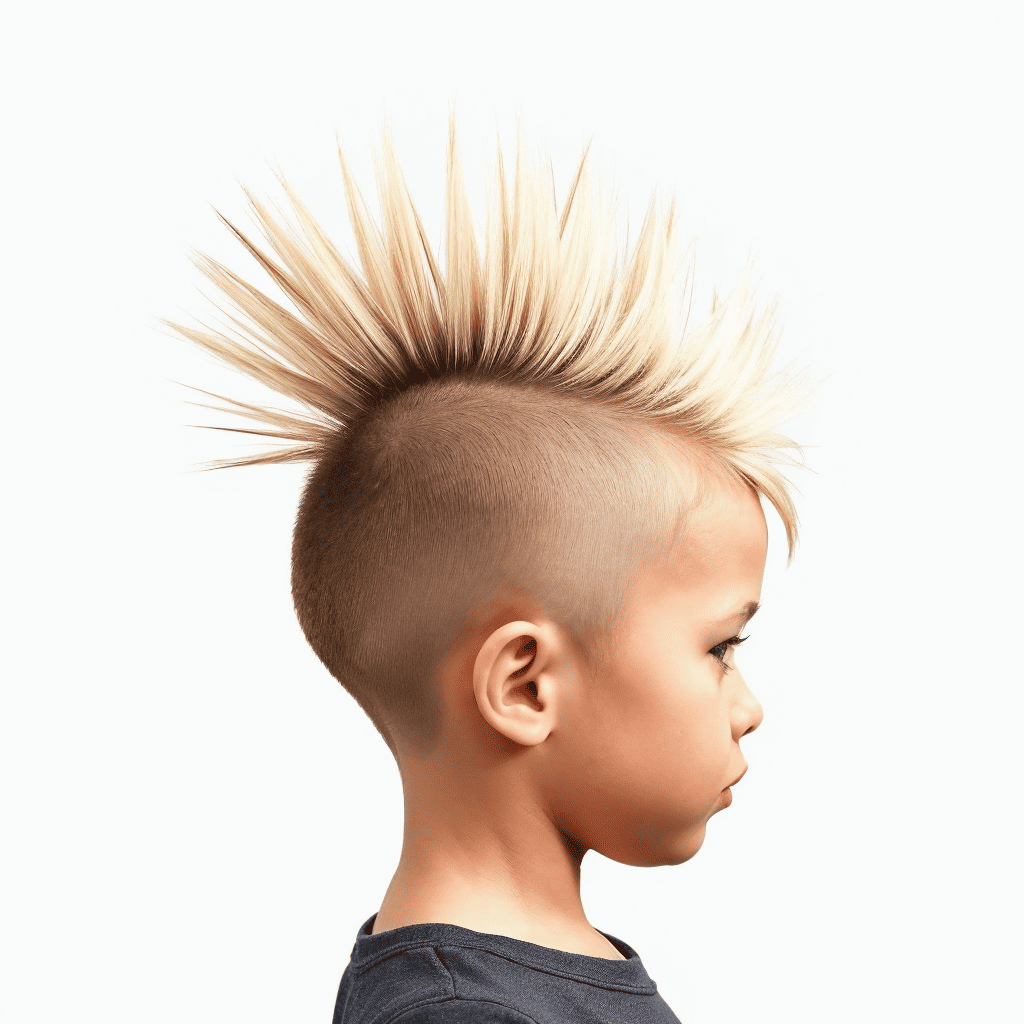 Long Spiky Mohawk Kids Mohawk