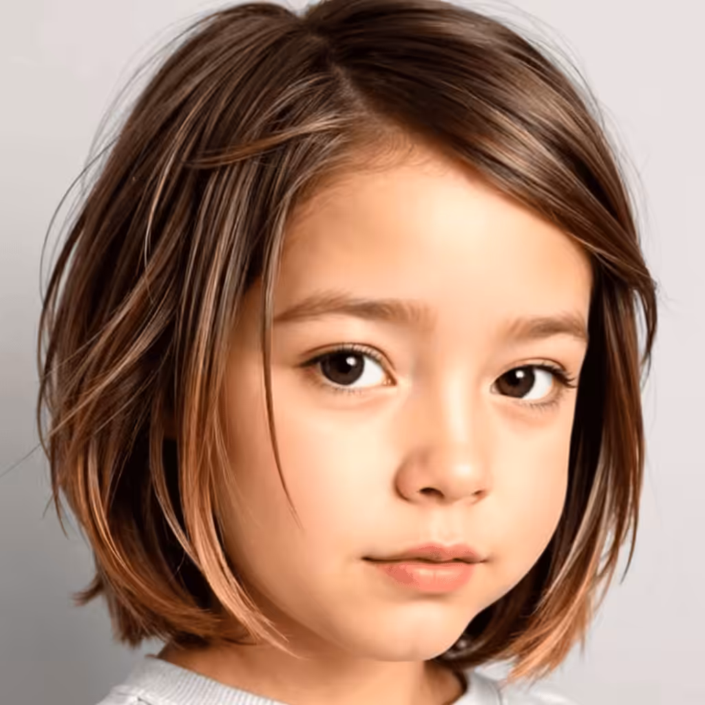 Medium Choppy Haircut for Girls Cute girls' haircuts