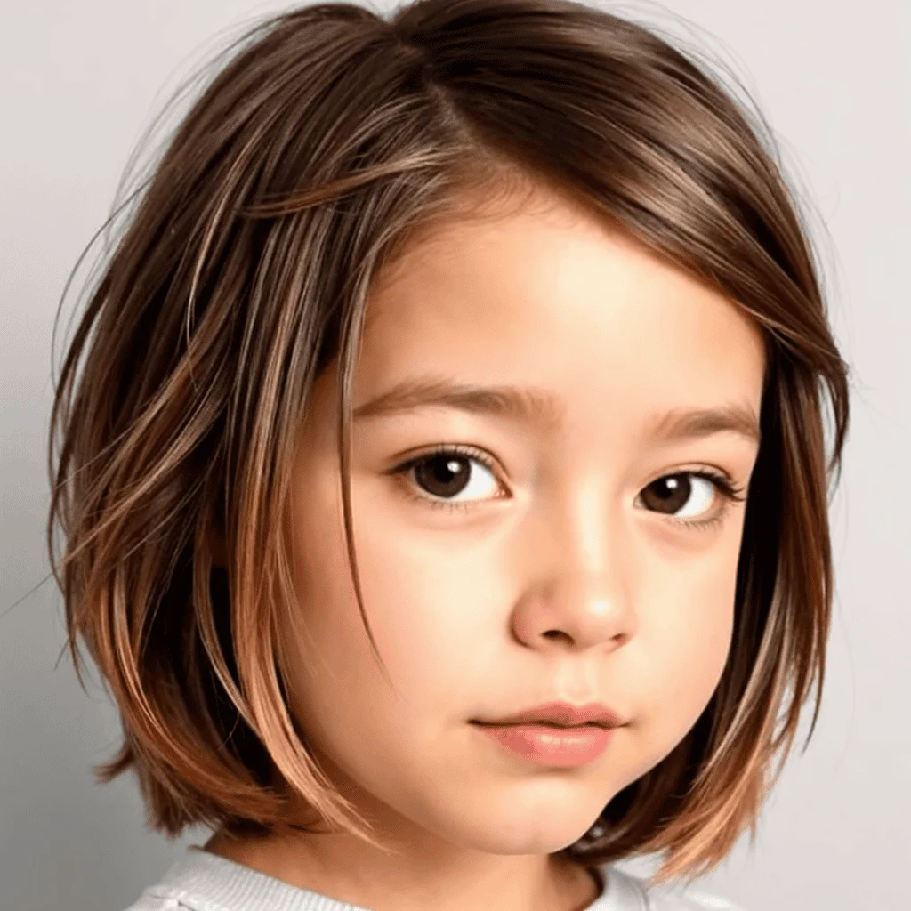 Medium Choppy Haircut for Girls Cute girls' haircuts