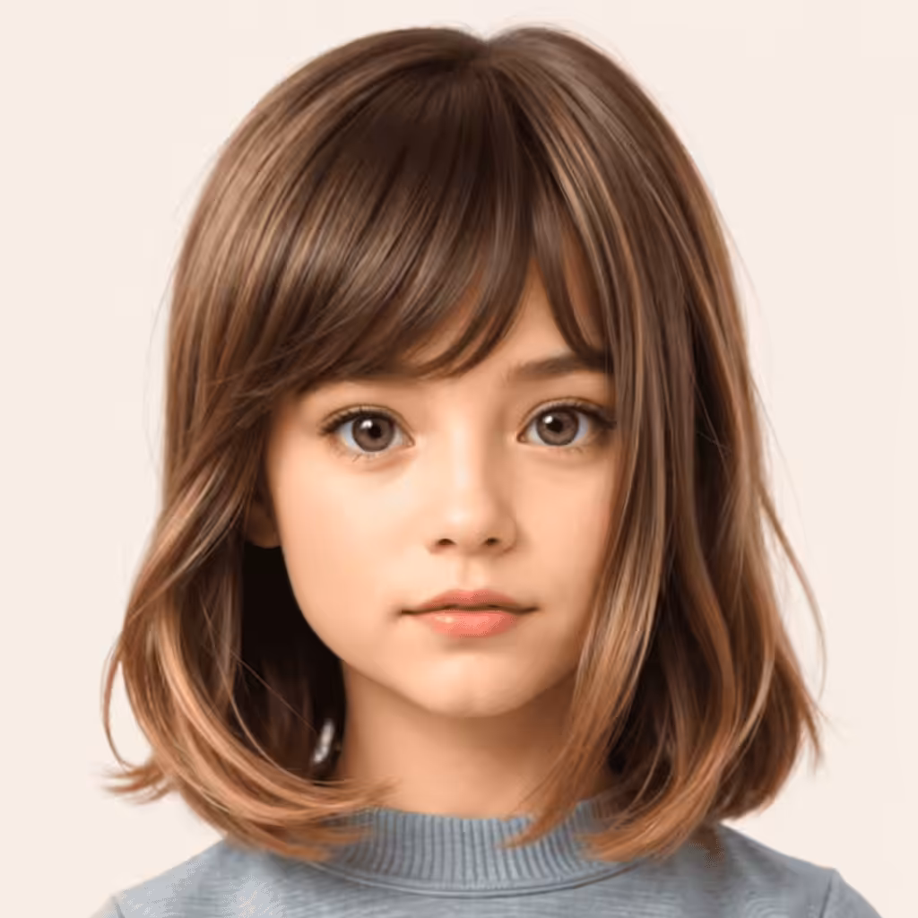 Medium Layered Haircut Cute girls' haircuts