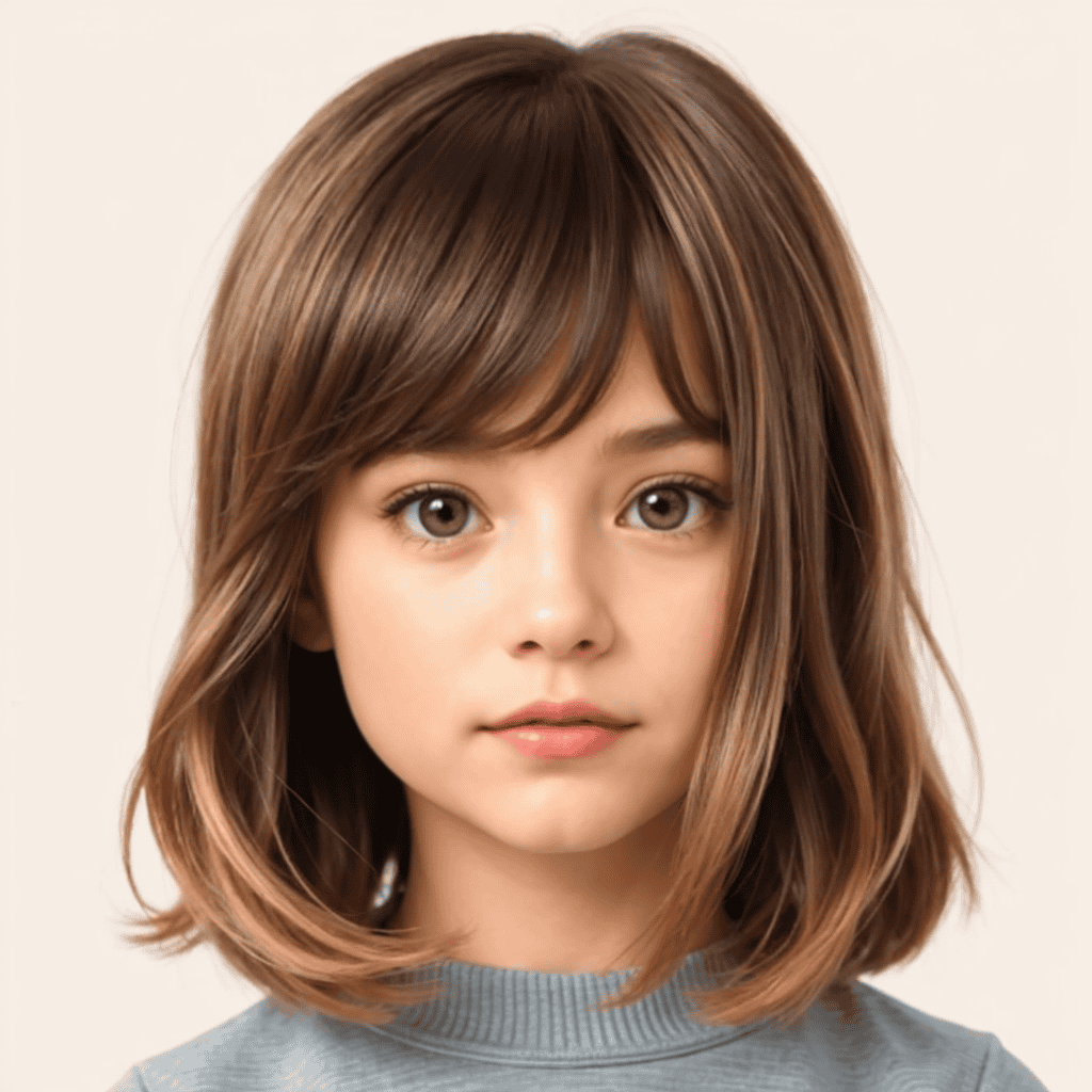 Medium Layered Haircut Cute girls' haircuts