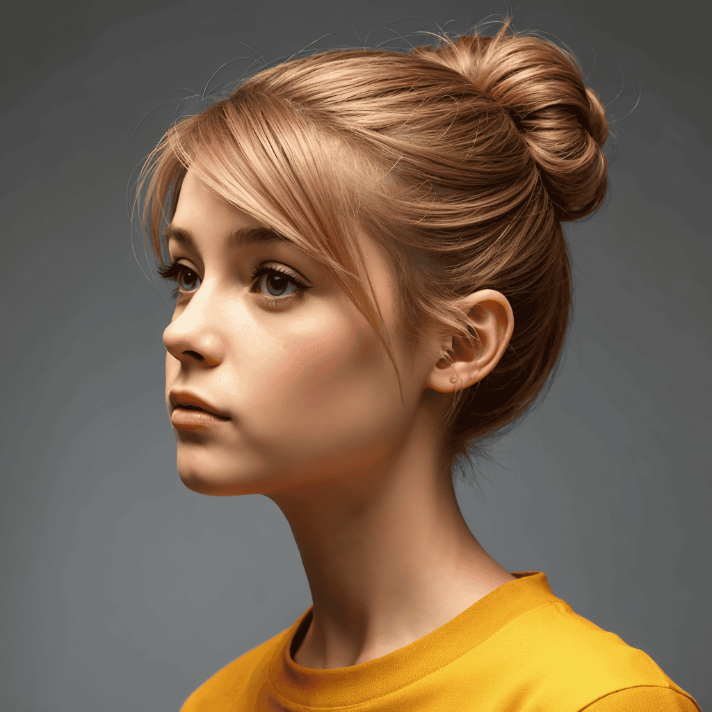 Messy Bun Hairstyles and Haircuts for Teen Girls
