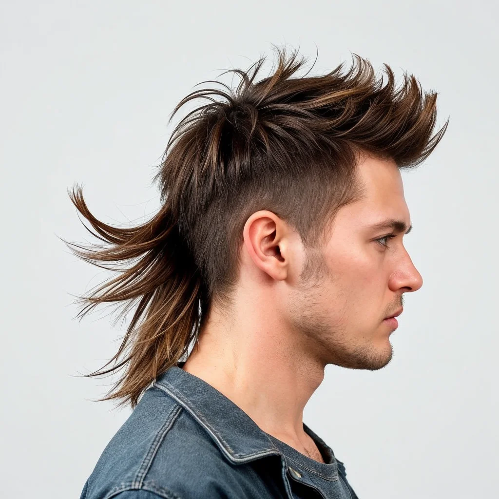 Messy Mullet Haircuts for Men Short Haircuts for Men