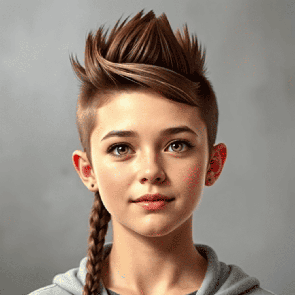 Mohawk Hairstyles and Haircuts for Teen Girls