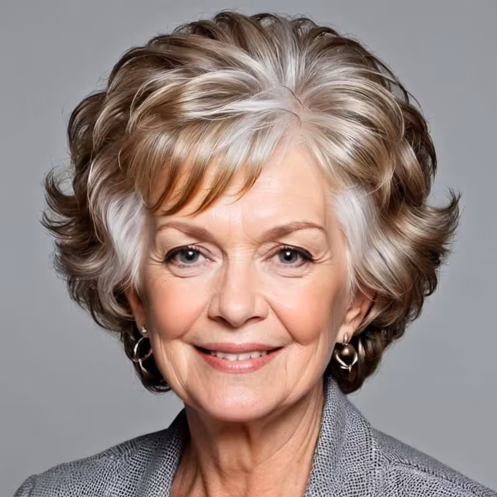 Poufy Hair Hairstyles for women over 70