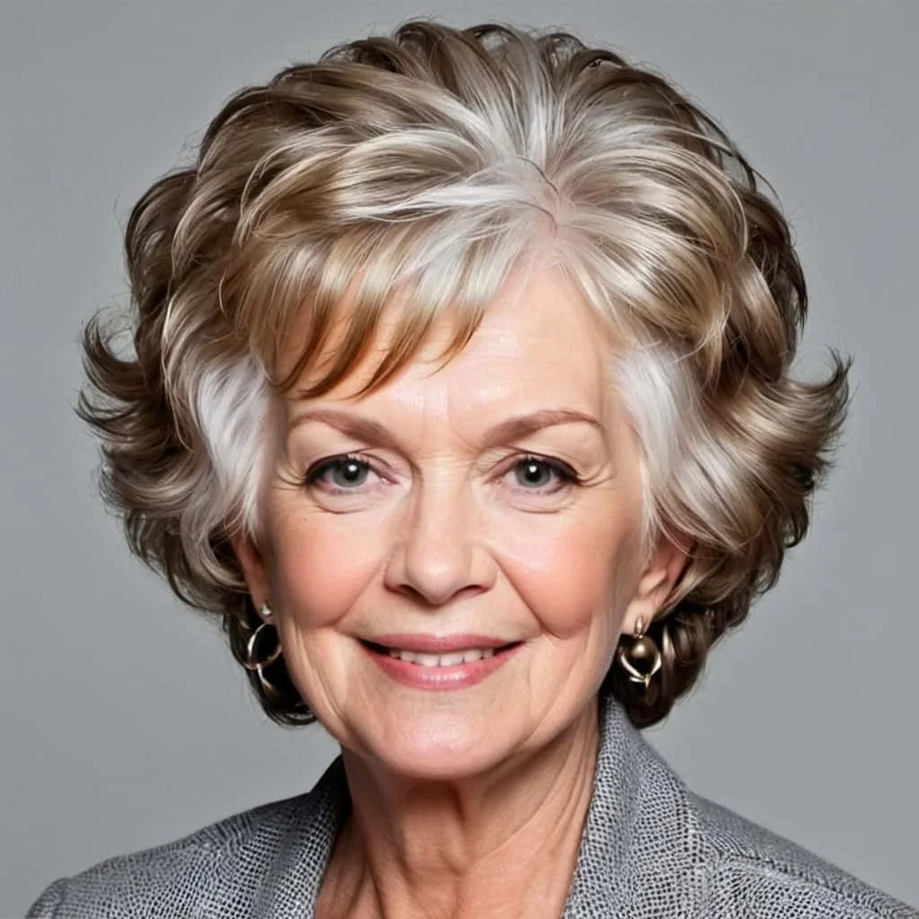 Poufy Hair Hairstyles for women over 70