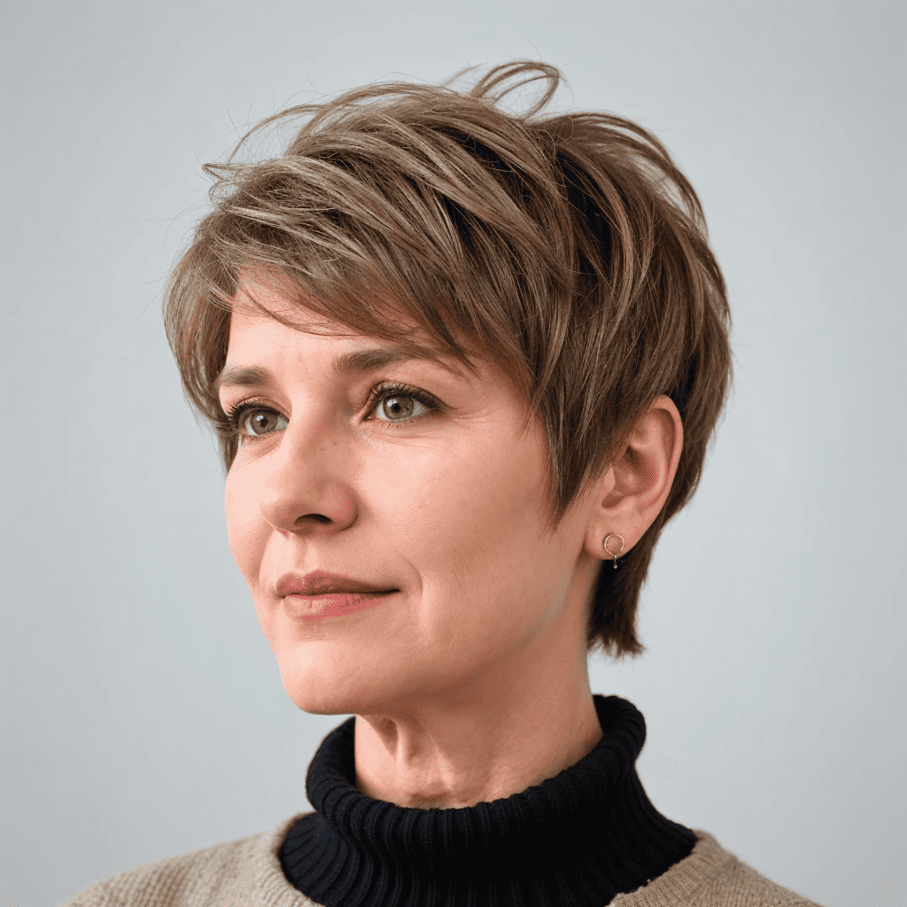 Shaggy Pixie Cut Choppy pixie cuts