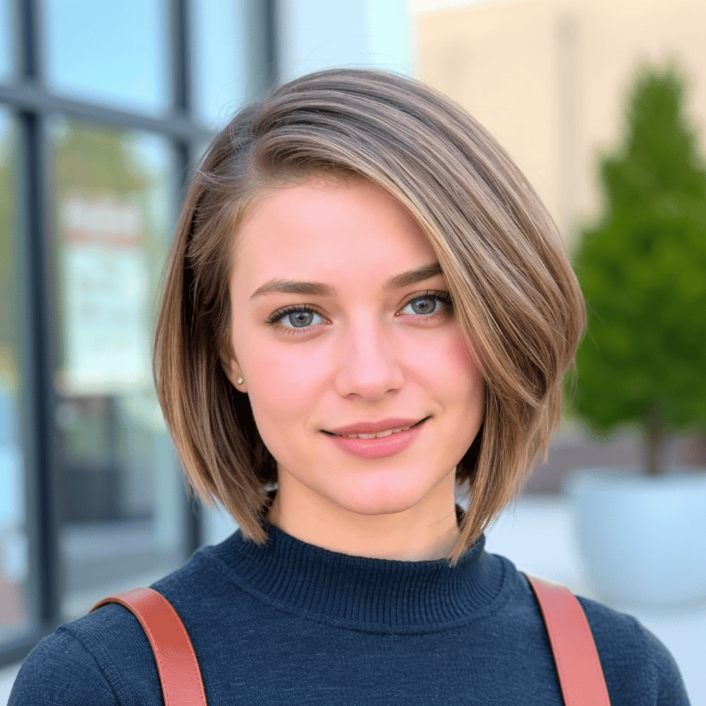 Short Asymmetric Bob Asymmetric Haircuts and Hairstyles for Girls