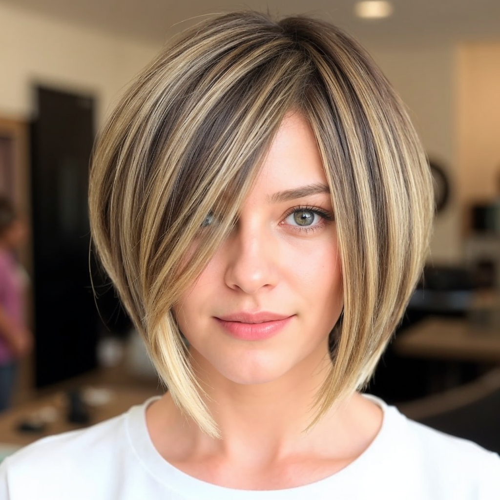 Short Graded Bob Short Hairstyles and Haircuts for Girls