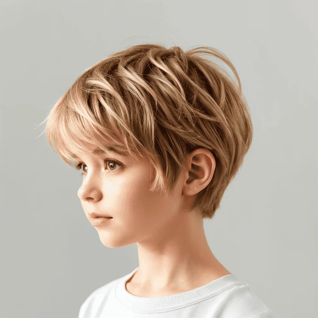 Short Shaggy Cut Cute girls' haircuts