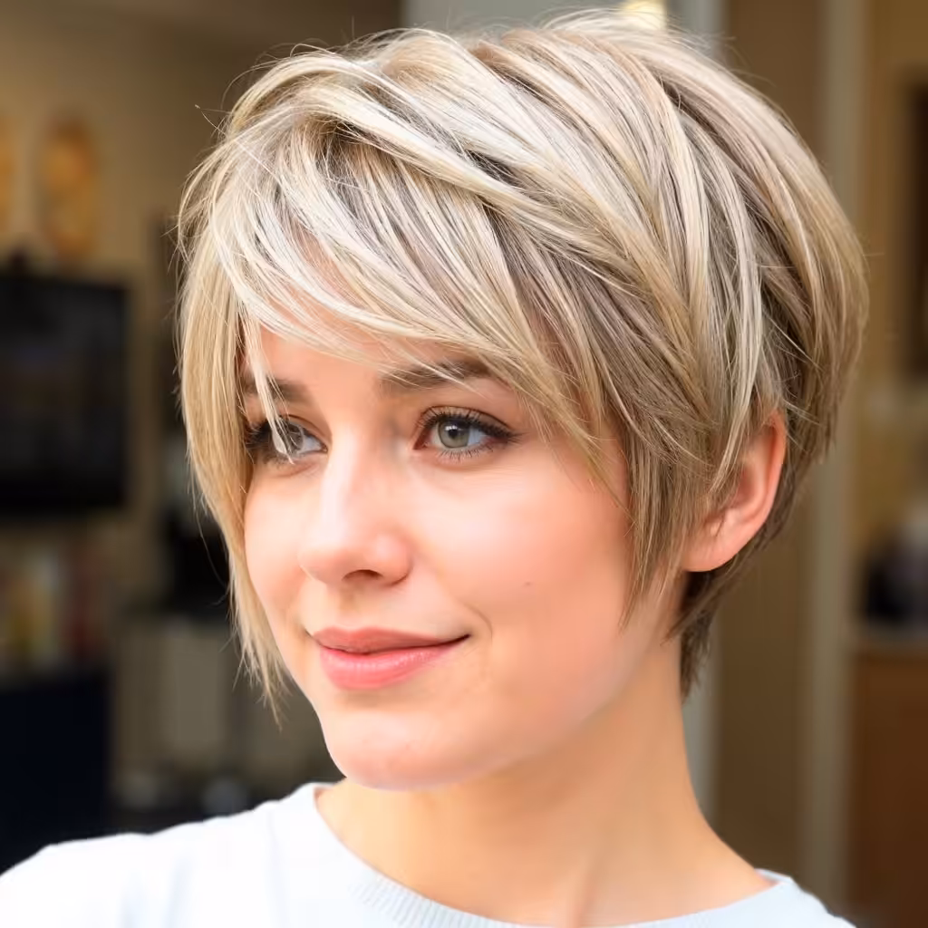 Short Thick Choppy Cut Short Hairstyles and Haircuts for Girls