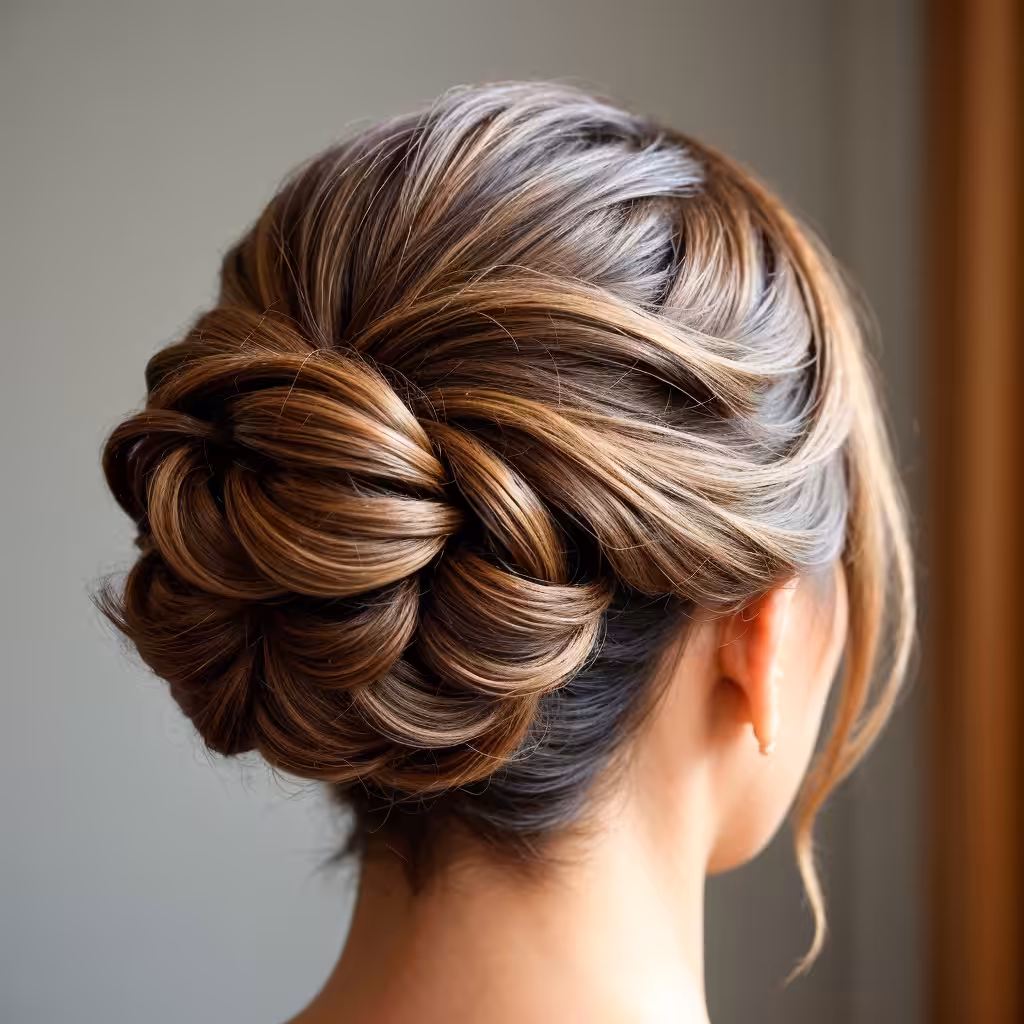 Short Updo with Twists Short Hairstyles and Haircuts for Girls
