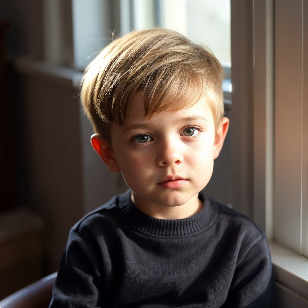 Side Swept Bangs Baby boy haircuts