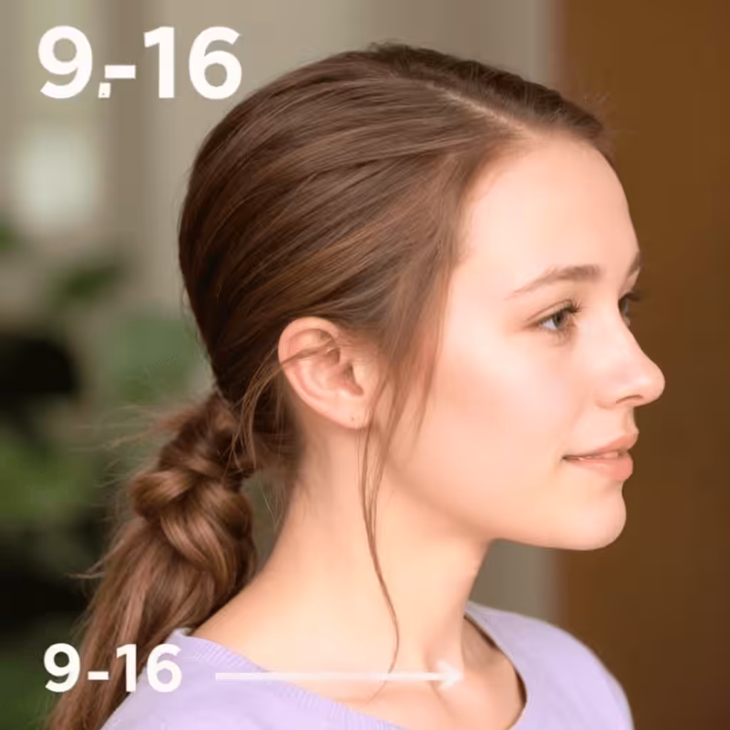 Simple Low Ponytail School hairstyles