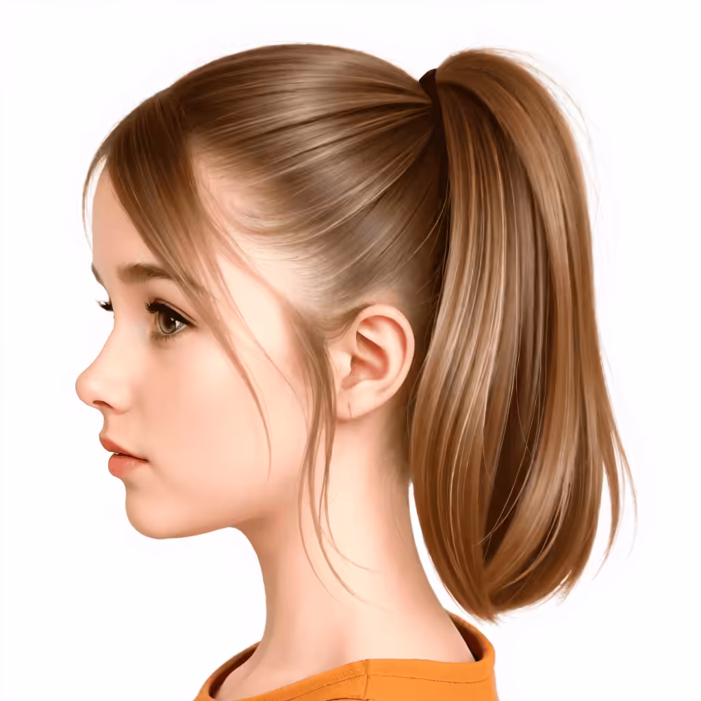 Sleek Ponytail For School School hairstyles