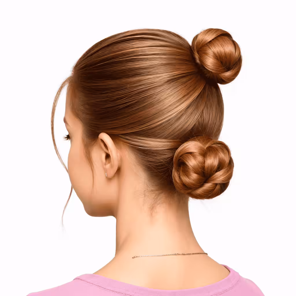 Slick Back Bun School hairstyles
