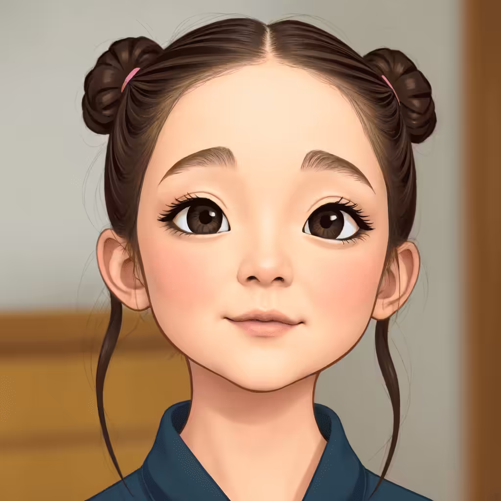 Space Buns with Front Strands School hairstyles